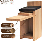 Nature's Way Bird Products CWH3 Cedar Bluebird Box House
