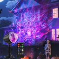Halloween Projector Lights Outdoor,RGBW Ocean Wave Light Projector with Remote&Timer,IP65 Waterproof Outdoor Projector for Christmas Yard, House Parties, Bedroom Ceiling Decor (Holiday Gift Idea)