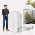 sinimaka 10-pack polycarbonate greenhouse panels, 4 x 2, main product view