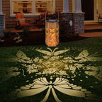 Butterfly Solar Lights Outdoor -Mothers Day Gifts for Mom Grandma, Birthday Gifts for Women, Butterflies Solar Lanterns Outdoor Waterproof Garden Decoration for Outside