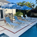 purple leaf patio chaise lounge set of 3, main product view