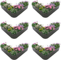 anleolife 6-bed 81x81x18in heart-shaped raised garden beds, quartz, main product view