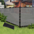 gray 5ft x 50ft outdoor privacy screen fence, main product view
