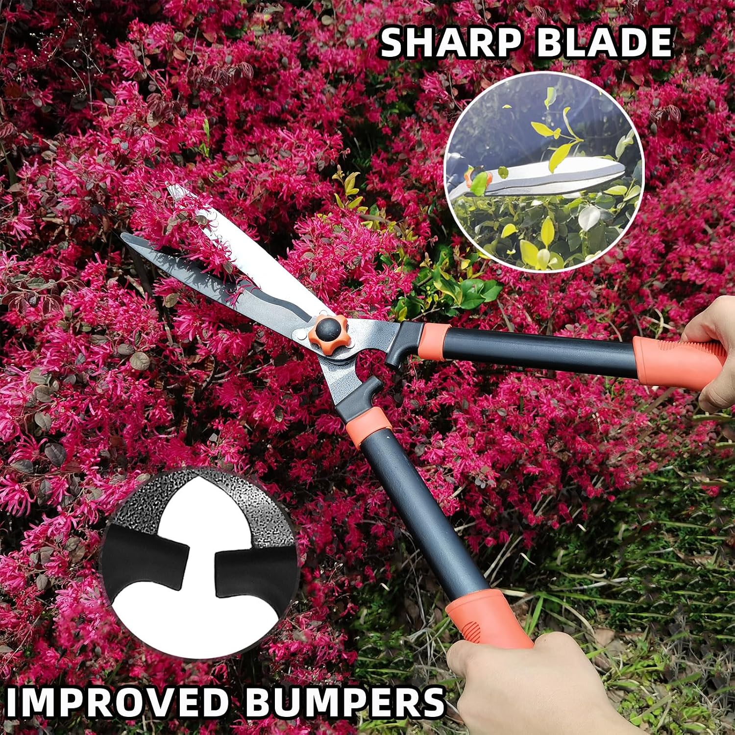 YRTSH Loppers, Hedge Shears & Pruners Combo Set, 3-Piece Hedge Clippers | Heavy Duty Tree & Shrub Care Kit for Yard, Lawn & Garden,Professional Branch Cutter Tree Trimmer for Indoor Outdoor Gardening