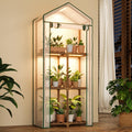 bamworld mini greenhouse with grow light plant stand, main product view
