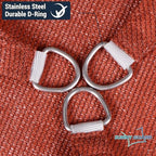SUNNY GUARD Sun Shade Sail 12'x12'x12' Triangle Terra Red UV Block Sunshade for Backyard Yard Deck Patio Garden Outdoor Activities and Facility(We Make Custom Size)