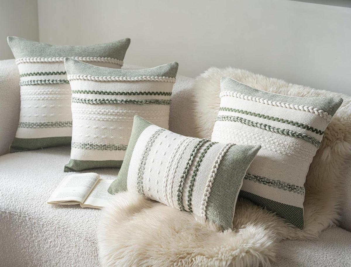 cethom boho lumbar pillow covers 14x36 inch long, package contents