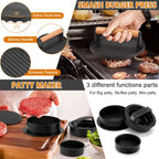 35Pcs Griddle Accessories Kit for Blackstone, Joyfair Flattop Grill Spatula | Grilling Accessory Tool Set with Stainless Steel Griddle Spatula Smash Burger Press Basting Cover Patty Maker For Outdoor BBQ