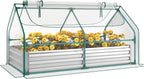 miory raised garden bed with pe cover, 6x3x1, main product view