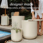 Veradek Kona Cooler Side Table – 2-in-1 Outdoor Patio Side Table w/Cooler | Insulated 40L Capacity | Modern Accent Décor for Hosting, BBQ, Poolside