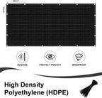 love story 4' x 20' outdoor privacy fence shown in use