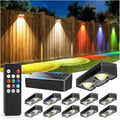 jofios fence lights solar powered with remote 12, main product view