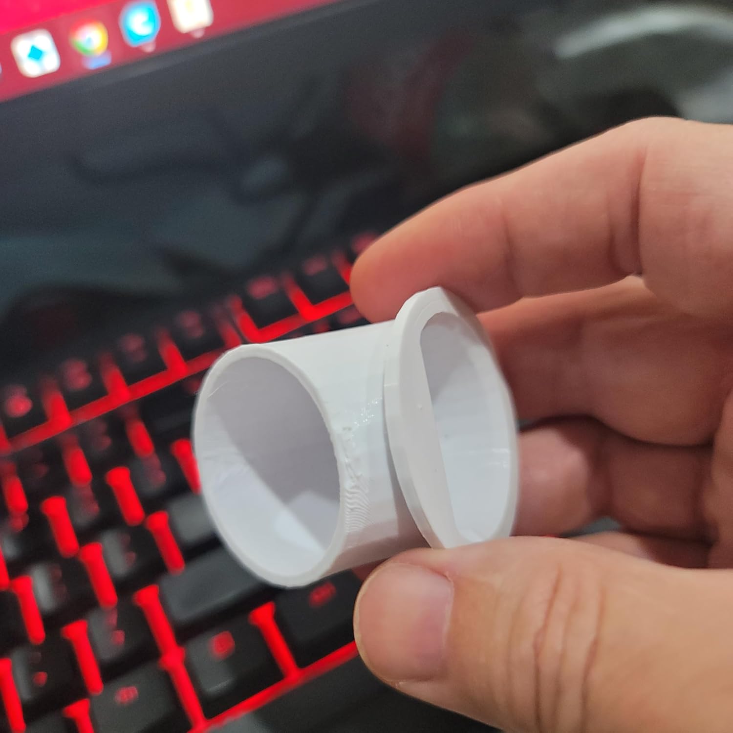 The Original Quail Feed Saver Port 1.5inch No Waste DIY Feed Ports for Coturnix Quail 3D Printed Made in USA 16ct White Color