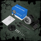 Halloween Projector Lights Outdoor - LED Rotating Skull & Ghost Projection Light, Waterproof Halloween Light Projector, Indoor/Outdoor Decor for Home, Yard, Party, Window & Wall