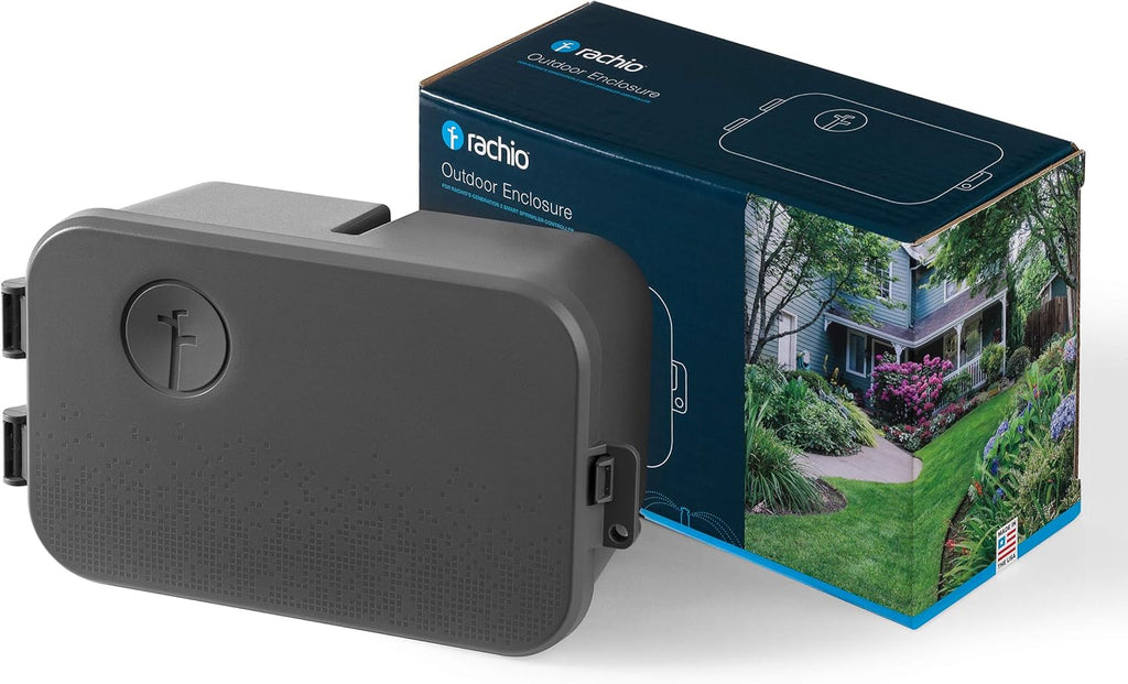 Rachio Smart Sprinkler Controller Weatherproof Outdoor Enclosure | Compatible with Rachio 2nd & 3rd Gen Smart Controllers to protect your controller from elements when mounting outdoors.