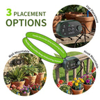 solar drip irrigation system, auto plant waterer for, front angle view