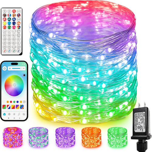 200 led smart color changing halloween fairy lights, main product view