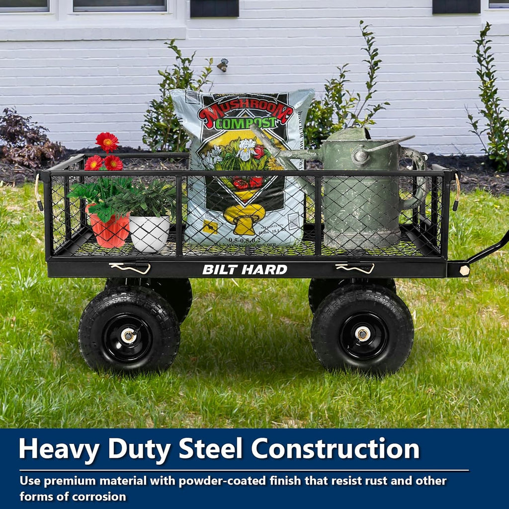 bilt hard 10" flat free tires heavy duty on a desk or shelf