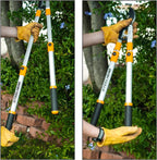 steelhead heavy-duty 27-40" adjustable gear-bypass limb & branch, front angle view
