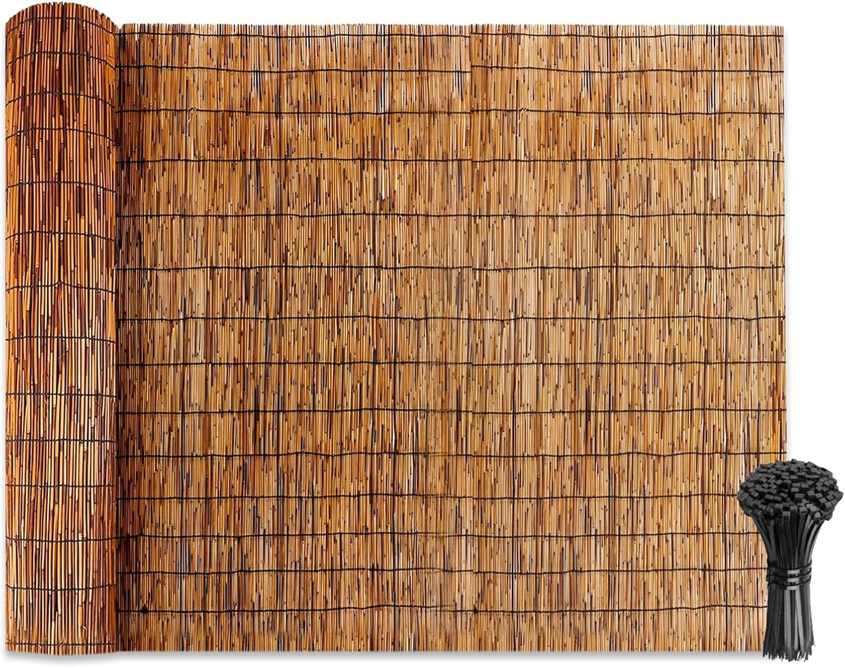 natural reed fencing rolls: privacy bamboo fence 3/4/5/6ft, main product view