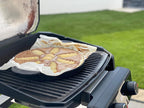 Weber® Gourmet BBQ Griddle, Porcelain-Enameled Cast Iron | Non‑Stick Round Griddle with Handles for Charcoal, Gas & Pellet Grills, Perfect for Breakfast & High‑Heat Grilling, Flat-Top