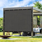 Artpuch Outdoor Pergola Shade Cover 6x18 FT Sun Shade Cloth with Grommets Dark Grey 90% UV Protection Canopy Patio Privacy Screen (Customized Available)
