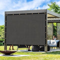 Artpuch Outdoor Pergola Shade Cover 4x22 FT Sun Shade Cloth with Grommets Dark Grey 90% UV Protection Canopy Patio Privacy Screen (Customized Available)