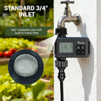 360° adjustable drip irrigation system with 16 nozzles, front angle view