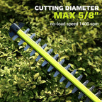 Hedge Trimmer Cordless: DEKOPRO 20V Electric Hedge Trimmers Cordless with Battery, 20″ Bush Trimmer Shrub Trimmer for Yard, Garden, Lawn