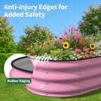 kesfitt raised garden bed, 4x2x1 ft galvanized steel, package contents