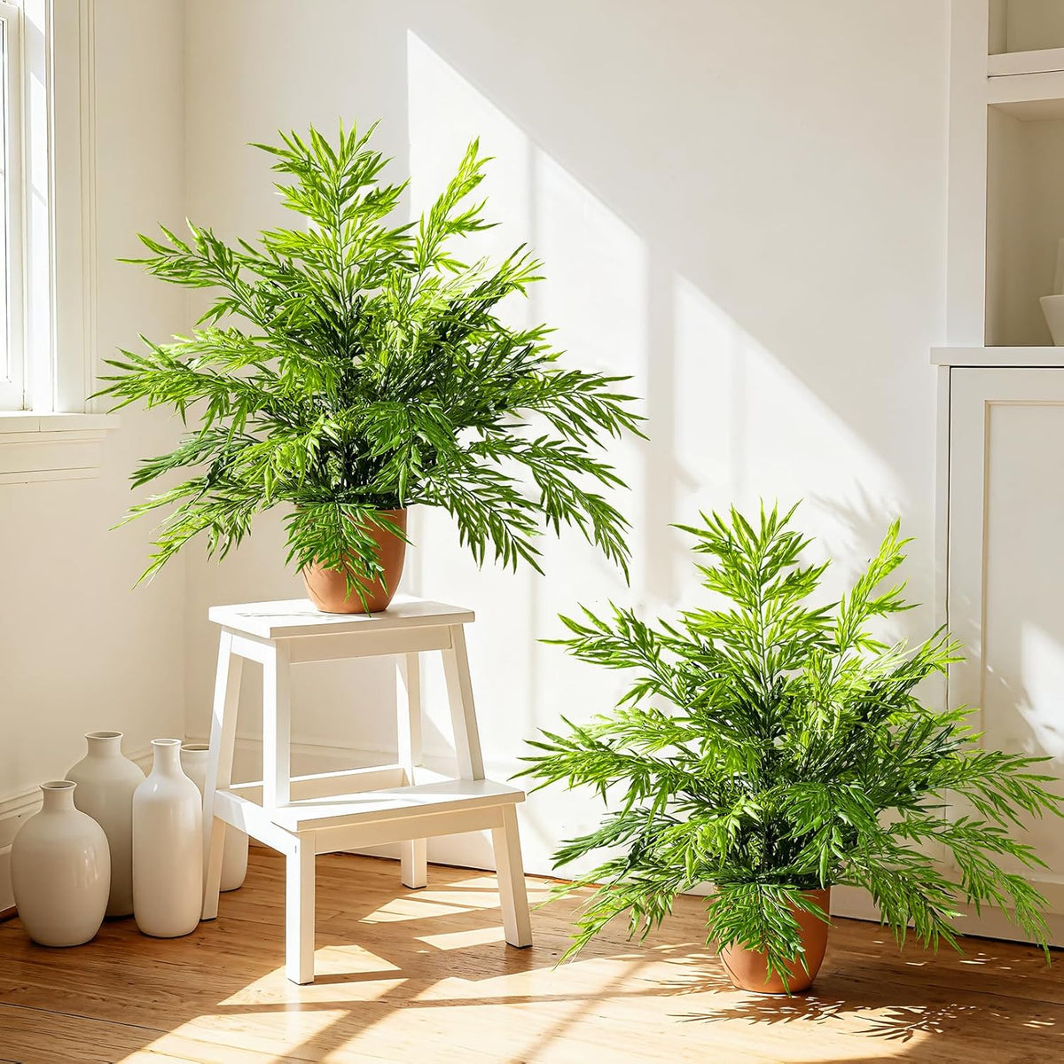 artificial fern plants in pots artificial boston ferns, main product view