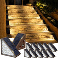 jofios solar step lights for outside, 12pack solar, main product view