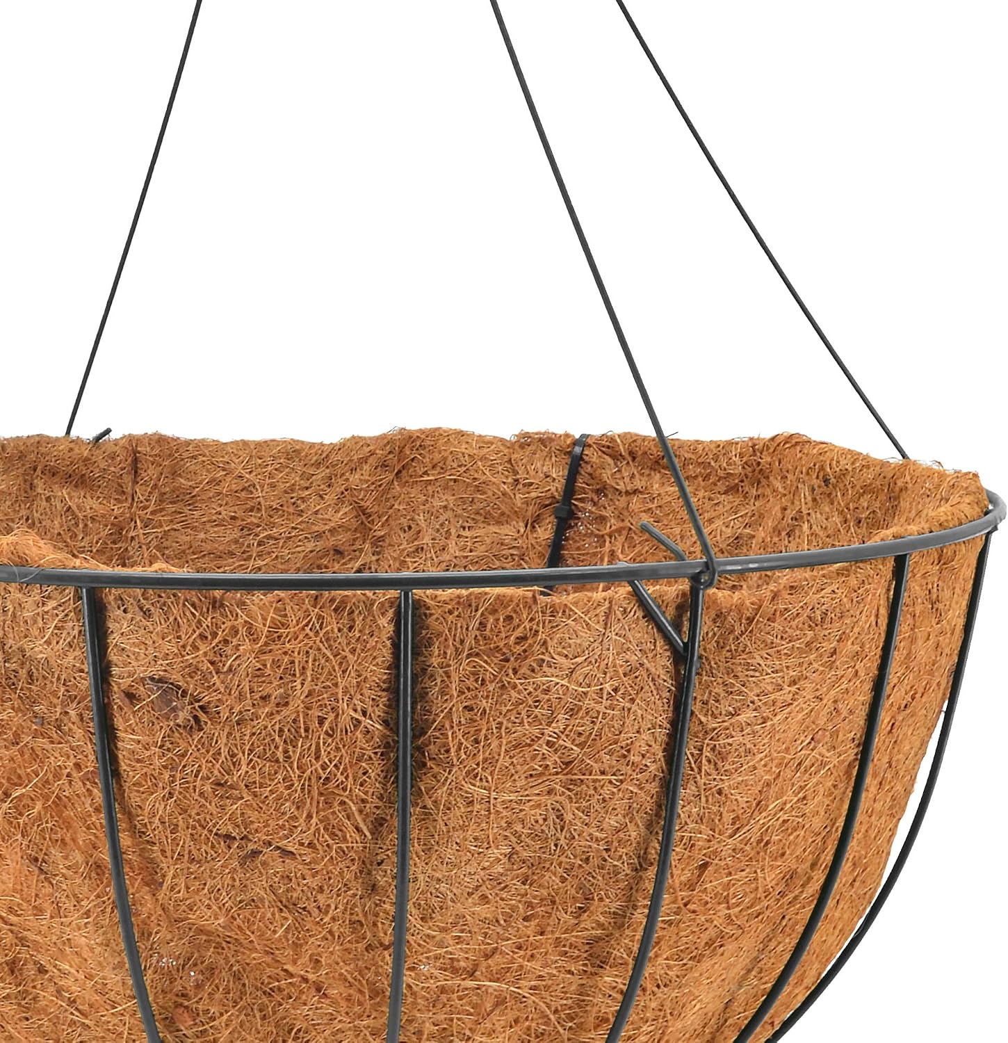 Arcadia Garden Products CB36 20" Black Grow Basket with Liner