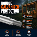 1/2in Hardware Cloth 24in x 50ft 19gauge Hot-Dip Galvanized Wire Mesh Roll | Heavy Duty Chicken Wire Fencing Rabbit Cage Mesh Garden Fence Chicken Coop Snake Barrier