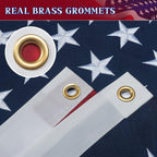 gyaozii 4x6ft american flags for outside, heavy duty, side view