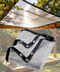 85% aluminet shade cloth with grommets, reflective shade, main product view