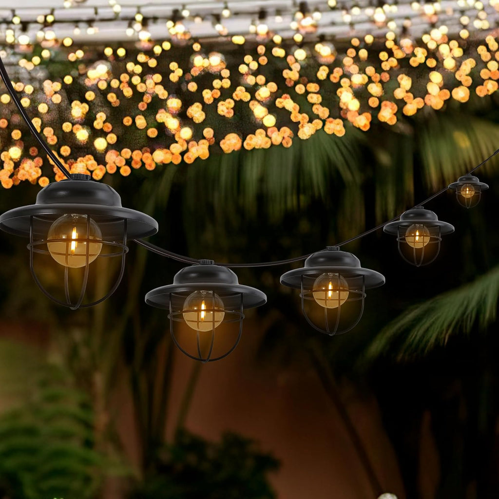 jonathan y 10' outdoor led string lights metal, side view