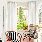 ryb home linen sheer outdoor curtains for patio, main product view