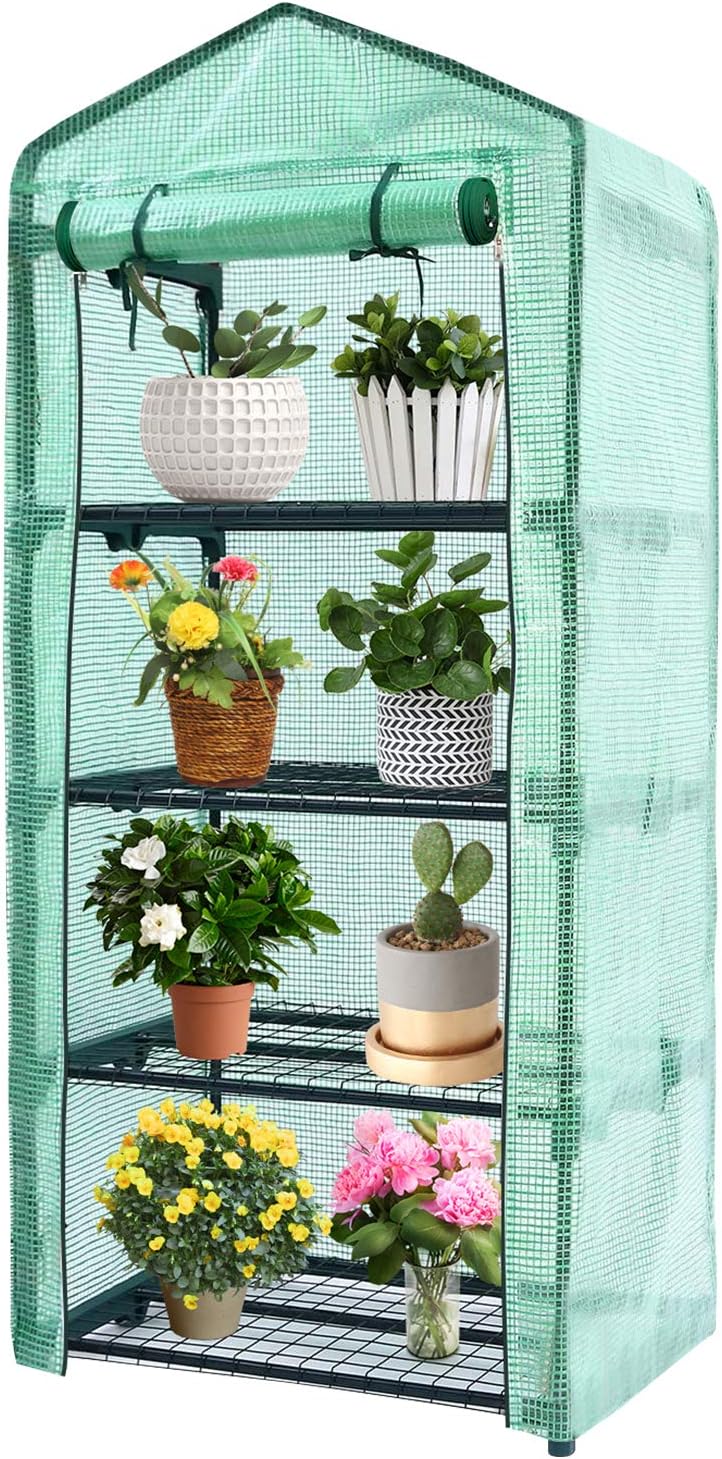 greenhouse, mini greenhouse for outdoors, 4 tier 28l, main product view