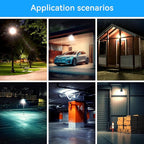 2Pack-250W LED Flood Light Outdoor,27500lm LED Work Light with 6FT US Plug,IP66 Waterproof Exterior Security Lights,6000K Daylight White Outside Floodlights Slim design for Playground Yard Stadium