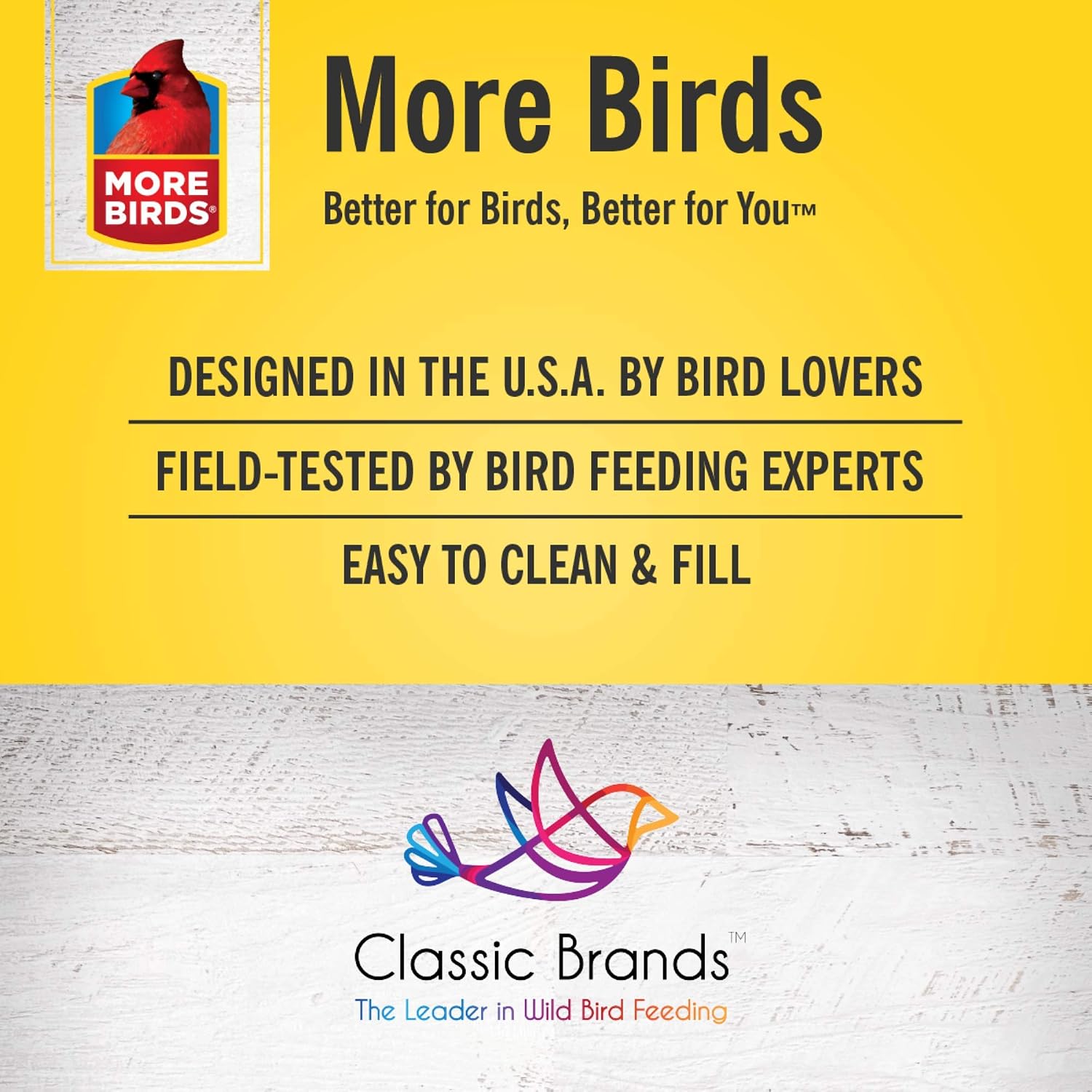 More Birds Seed Scoop, 4.25" L X 3.88" W X 12" H