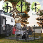 no dig dog fence outdoor for yard, 24 showing dimensions