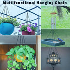 20 Inch Hanging Baskets Chain, Hanging Chains with Hooks Flower Pot Chain Replacement Plant Hangers for Planters, Bird Feeders and Lanterns (Classic, 4)