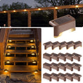 gigalumi led solar deck lights, 20 pack waterproof, main product view