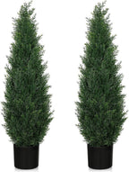 3ft artificial cedar topiary trees for outdoors, uv, main product view