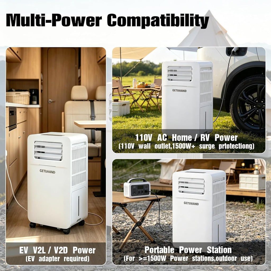 portable tent air conditioner for camping 5200btu 400w, view 9