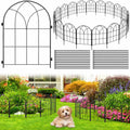 decorative garden fence, 27.2 ft rustproof no dig, main product view