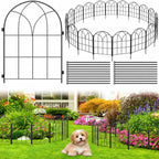 decorative garden fence, 27.2 ft rustproof no dig, main product view