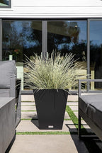 Veradek Pure Series Nobleton Plastic Planter - Large Pots for Indoor or Outdoor Porch/Patio | Durable All-Weather Use with Drainage Holes | Modern Planter Décor for Flowers, Shrubs, Trees