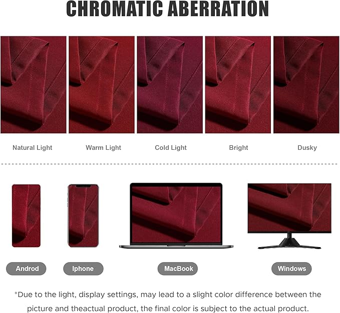 BONZER Outdoor Curtains for Patio Waterproof Thick Privacy Wide Grommet Light Filtering Outside Curtains for Porch Pergola Gazebo Deck, 1 Panel, 110W x 120L inch, Red